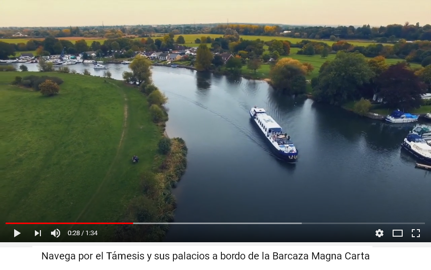 MAGNA CARTA CRUCEROS RIO TAMESIS CRUCEROS BARCAZA CRUCEROS RIVER THAMES CRUISES CRUCEROS FLUVIALES DE LUJO CRUCEROS CANALES DE INGLATERRA CRUCEROS DESDE LONDRES LONDON CRUISES